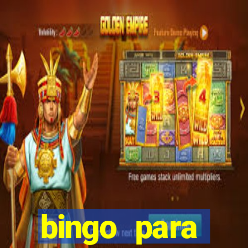 bingo para despedida de solteira para imprimir